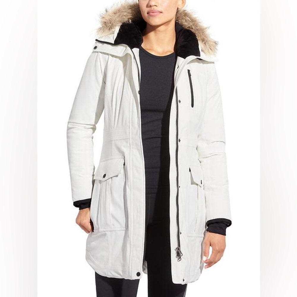 Athleta Iceland Parka – White